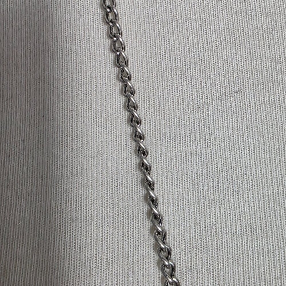 Chico's Etched Silvertone Medallion Pendant Necklace Mexican Inspired Boho - Picture 11 of 14